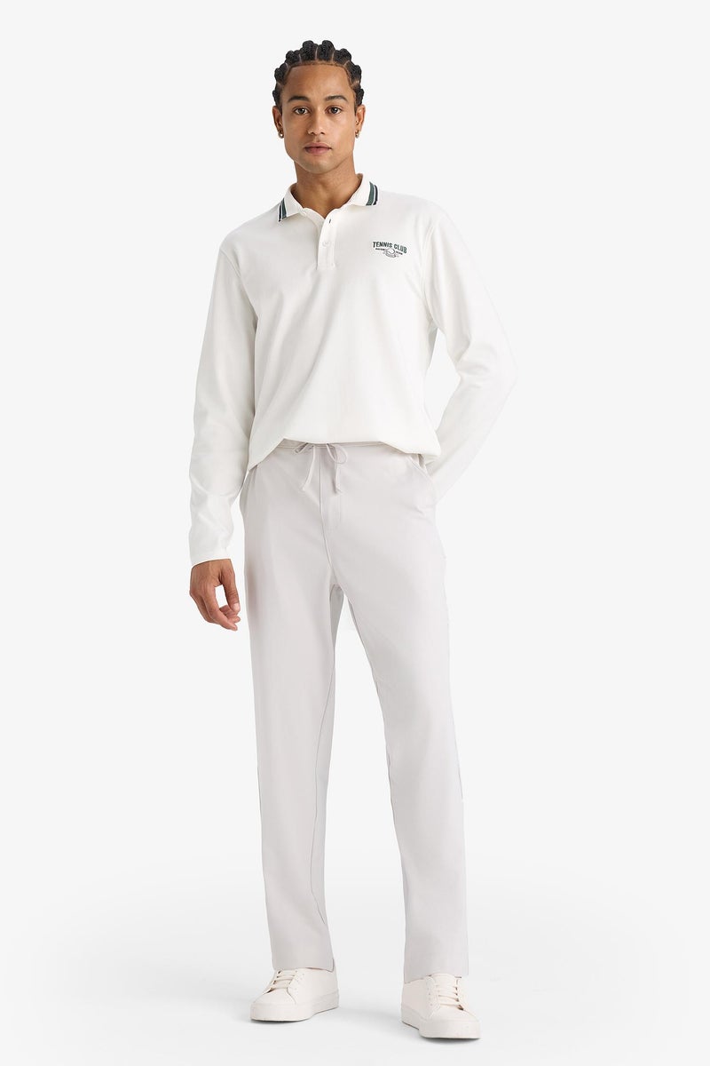 DeFacto Grey Man DeFactoFit Slim Fit Standard Leg Sports Jogger Sweatpants Casual - Image 3